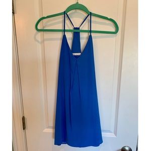 Alice and Olivia Silk Tank Mini Dress